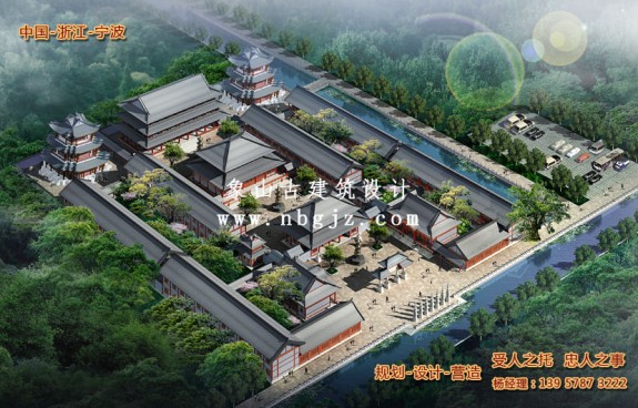 万寿寺总体建筑规划设计