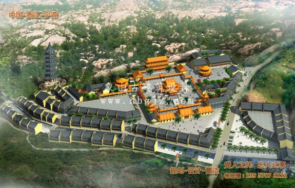 岠嵎禅寺建筑工程方案设计规划