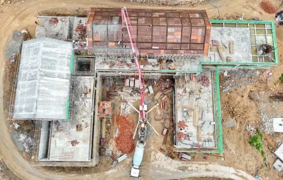 宫观提升装修，提供鸟瞰图施工图，提升道教建筑品质