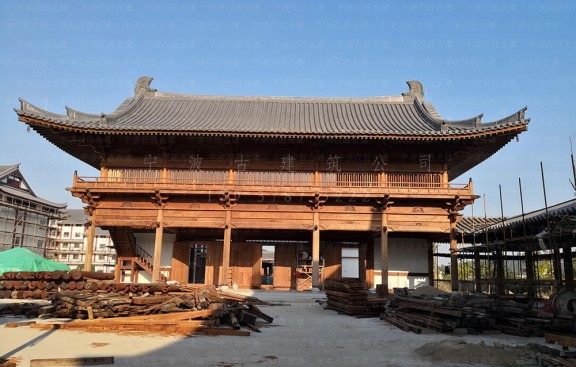 道观复原设计效果图和平面图，负责整体施工及预算，复原道教建筑原貌