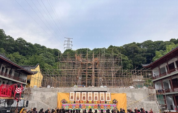 寺院焕新项目，包含设计效果图与施工及预算，焕新寺院建筑风貌