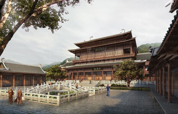 寺院规划中的文物保护区划定与严格保护措施