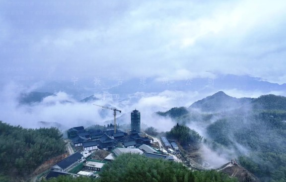 温州仿古道观设计公司，负责建筑规划布局与施工图绘制工作