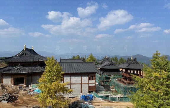 古建筑公司提供大型小型道观的平面图及全套施工图及预算