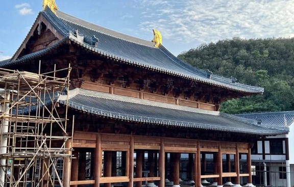 海南道观建筑效果图施工图一体化，海口设计与施工单位协同作业