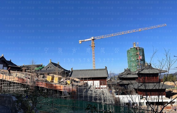 道教建筑群鸟瞰效果图制作，衡阳设计与施工团队匠心出品