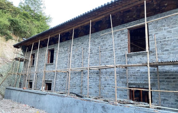 浙江道观建筑规划图，东阳设计与施工一体化专家专业绘制