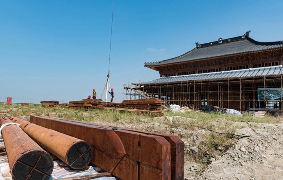 寺院鸟瞰图欣赏，探索宗教建筑的壮丽与庄严