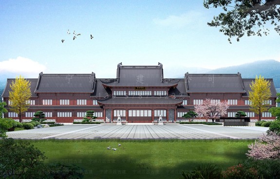 山东寺庙建筑设计，专业聊城寺庙布局方案设计施工，仿古建筑值得托付