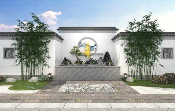 常州古建筑专业设计院，承接常州仿古寺庙鸟瞰图设计与施工图绘制