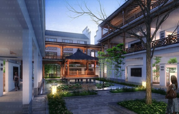 广东道教建筑群效果图设计，云浮设计与施工一体化队伍专业呈现