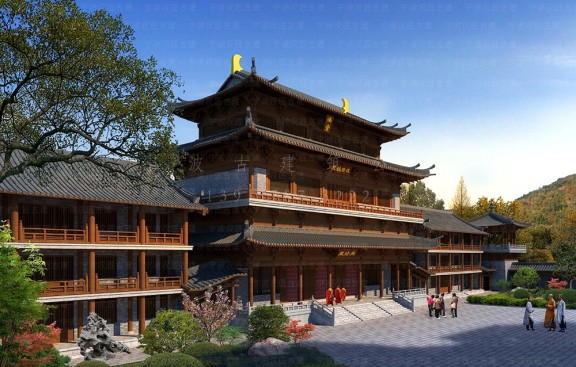 湖州古建筑设计公司，提供湖州仿古寺庙建筑施工作业图装修图