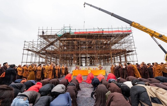 海南道观仿古建筑施工图设计，东方设计与施工企业专业高效