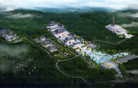 寺庙装修设计案例，全案施工提升形象要点