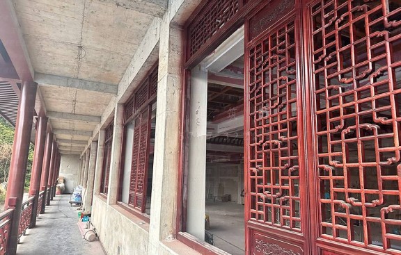 江西道观仿古建筑施工图出图，景德镇设计与施工队伍快速交付