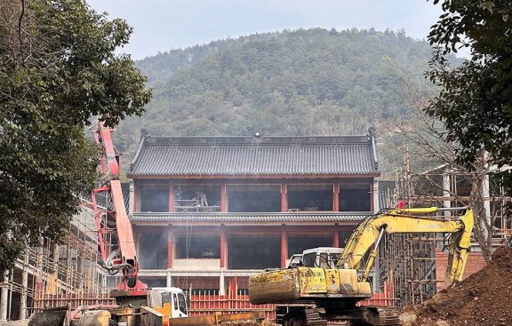 浙江宁波古建设计事务所，承揽浙江宁波仿古寺庙鸟瞰效果图设计与施工图出图
