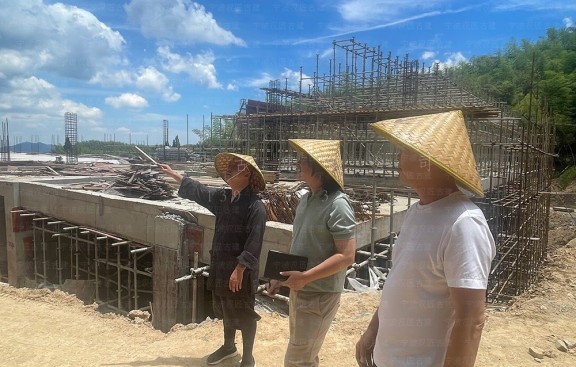 江西道观古建鸟瞰效果图，九江设计与施工队伍匠心呈现