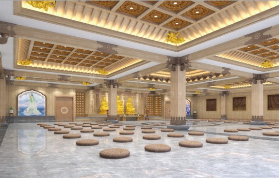 道观施工图加平面图，古建筑公司总包小型设计效果及方案