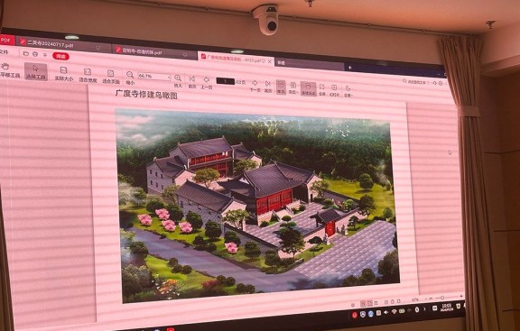 古建筑公司提供道观鸟瞰图及全套施工图，承接施工并做预算