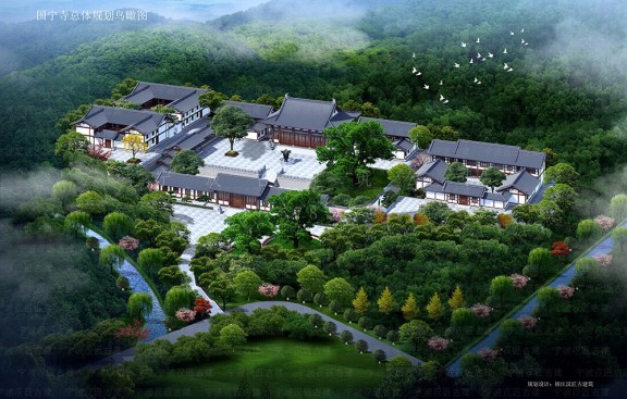 临平古建设计师团队，承接临平寺院园林装修装饰图纸与方案