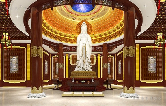 寺院与古建筑效果实景展示：设计团队实力