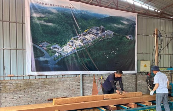 上海寺院整体扩建规划设计图纸：详细呈现扩建蓝图