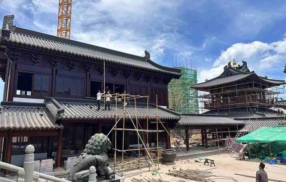 道观迁建工程，设计、施工图、预算全含，迁建道教建筑群落