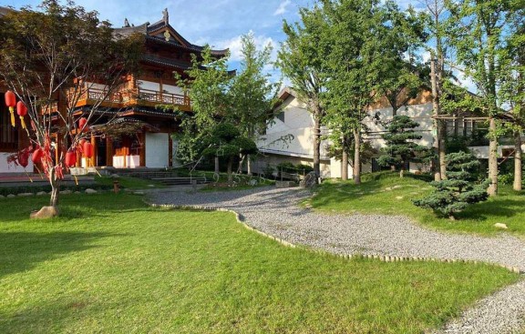 提供道观提升平面图及施工图，附带装修，提升道教建筑品质