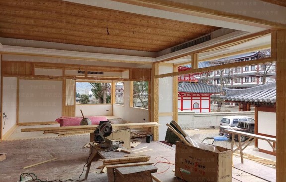 海南道教建筑鸟瞰图制作，东方设计与施工企业专业服务