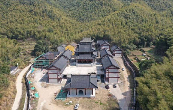绍兴古建筑设计团队，提供绍兴寺院装修装饰图设计