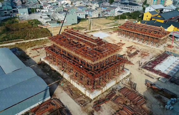 嘉兴寺院仿古建筑施工图与装修图一体化出图