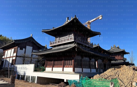 福建道教建筑群装修装饰工程图，龙岩设计与施工公司专业绘制