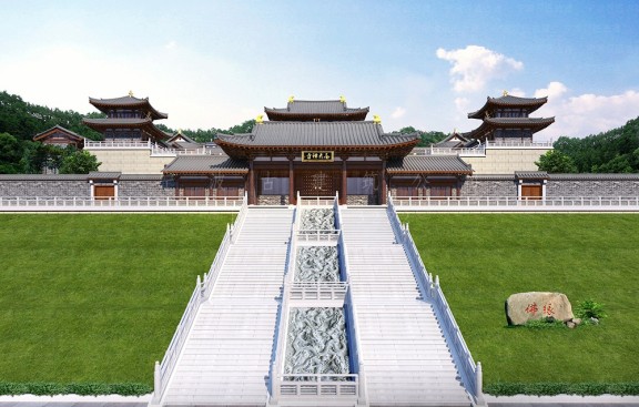 重庆寺院仿古建整体项目