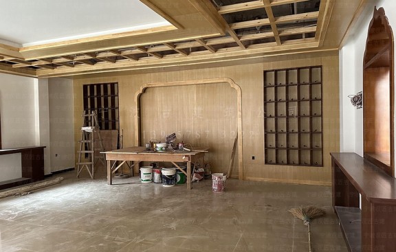 广西道观整体布局施工图纸，南宁设计与施工团队精准绘制