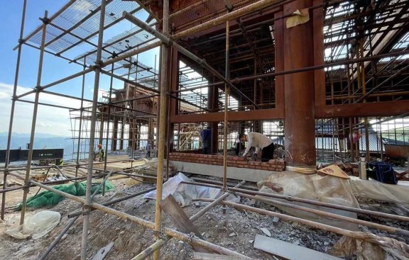 云南道教建筑群鸟瞰图施工图设计，曲靖设计与施工团队专业高效