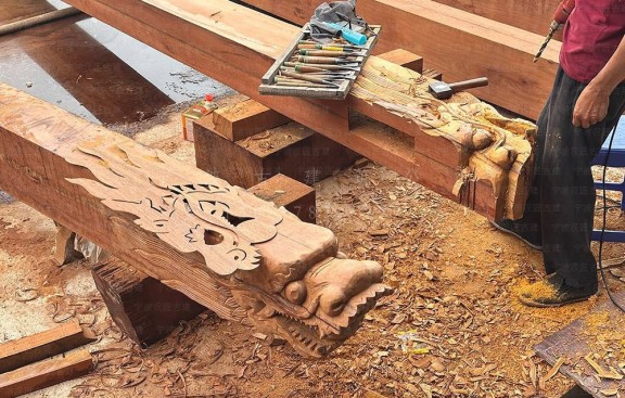 临平古建设计师，承接临平寺庙园林效果图设计与施工图