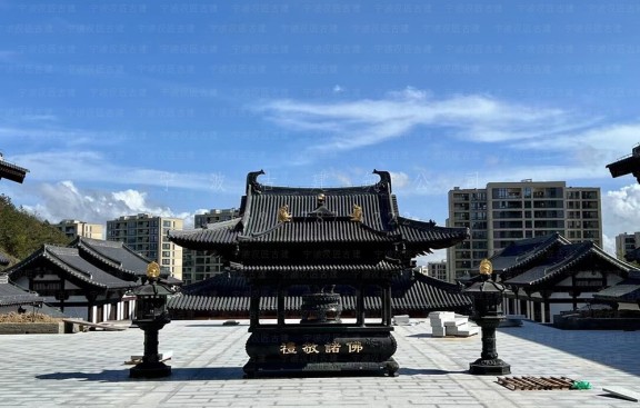 绍兴仿古寺庙建筑规划布局方案