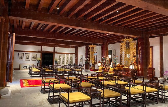 寺庙整体规划鸟瞰图，设计方案收藏