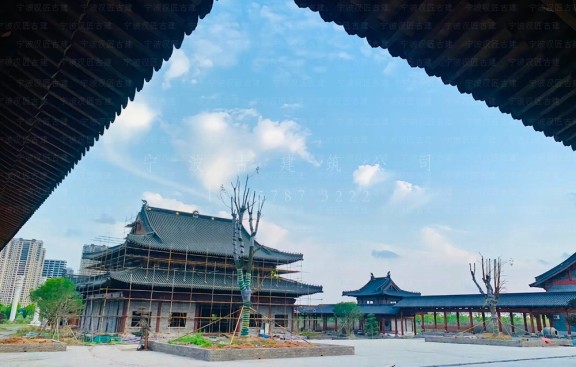 制作道观设计效果图，并完成宫观整体施工及预算编制