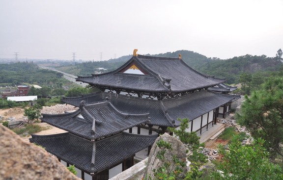 完成道教建筑设计平面图和效果图，总包施工及预算审核