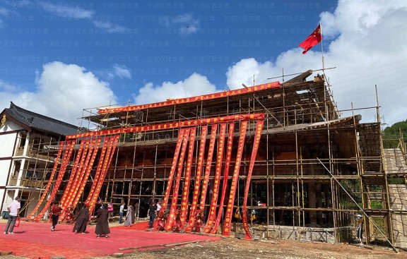寺庙效果图空间感，展现层次提升视觉深度
