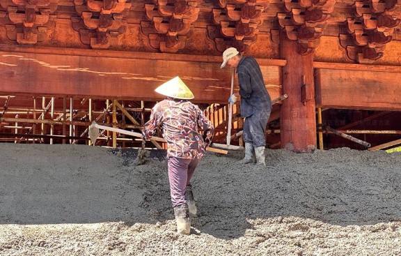 寺院改建布局与设计、施工图纸、改建寺院建筑形态