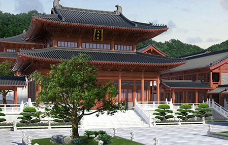 汉匠古建助力温州寺院古建，一站式方案规划与施工总包