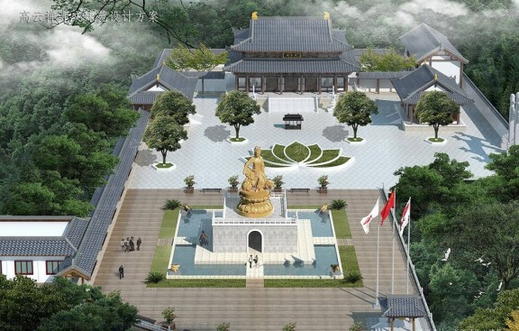 道观的道教建筑设计及施工，总包并报价