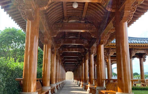 江西道观整体布局施工图纸，九江设计与施工团队精准绘制