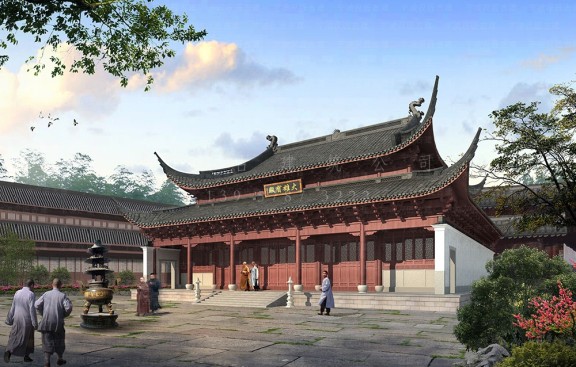 英德寺庙建筑设计，英德寺庙布局方案设计施工与装修，寺庙建筑设计匠心服务