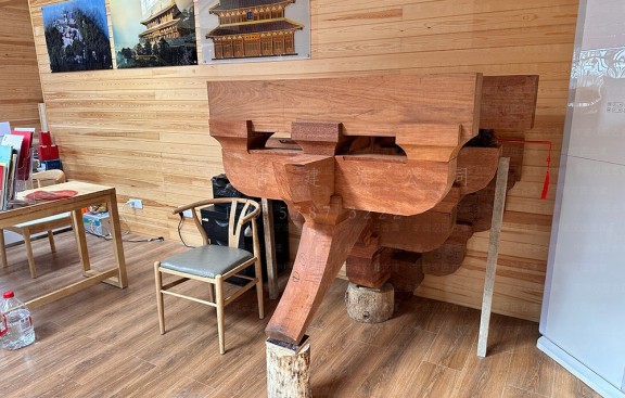 道观迁建平面布局与装修，效果图，迁建道教建筑群落