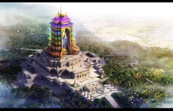 宫观改造项目整体布局与施工图设计，出具预算书，融合道教建筑理念