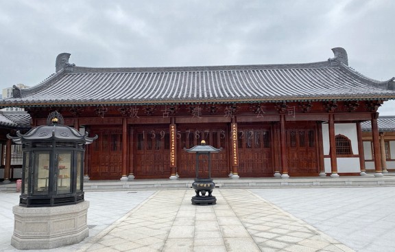 出品道观设计效果图，同步完成宫观施工及整体方案