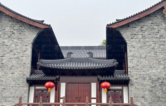 嘉兴古建筑设计中心，承接嘉兴仿古寺庙鸟瞰图设计与施工图
